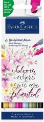 Faber-Castell Filc készlet 6db-os GOLDFABER Art and Graphic kétvégű akvarell LETTERING