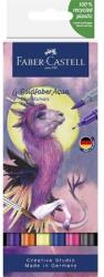 Faber-Castell Filc készlet 6db-os GOLDFABER 0, 4 tűfilc + ecset kétvégű akvarell filctoll, Fantázia (164526)