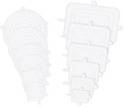  Szilikon fedő szett, univerzális fedő 12db - delfinbuvar