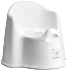 BabyBjörn Olita BabyBjorn Potty Chair White, cu protectie spate (055221A) Olita