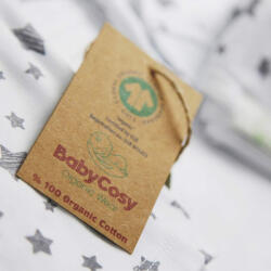 BabyCosy Set 3 prosopele, bumbac organic 100%, 30x40cm, BabyCosy (bc-csy5953) - evelise Bavata