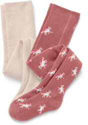 Tchibo - 2 gyerek termo harisnyanadrág - kisgyerek - méret 62/68 - rózsaszín