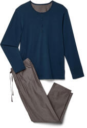 Tchibo - Szövött nadrágos pizsama - férfi - méret XL 56/58 - kék - tchibo - 9 995 Ft