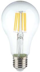V-TAC 10W E27 meleg fehér filament A60 LED égő - SKU 214410 (214410)