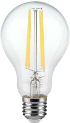 V-TAC 12W E27 természetes fehér filament A70 LED égő - SKU 217459 (217459)