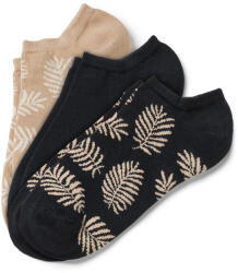 Tchibo - 3 pár női bokazokni - nő - méret 39-42 - fekete