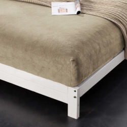  Cearsaf Cocolino microplus cu elastic SOFT 90x200 cm maro