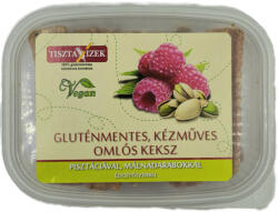 Tiszta Ízek Omlós keksz pisztáciával málnadarabokkal 150g Tiszta Ízek gluténmentes, kézműves