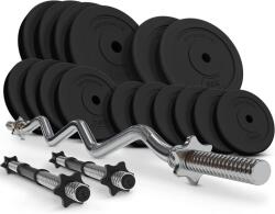 Physionics PHYSIONIC Súlyzó készlet tárcsákkal csillagzárral 76 kg (KUR+SZ-76KG) - gorillasports