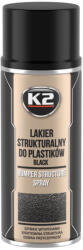 K2 műanyag lökhárító festék spray 400ml fekete