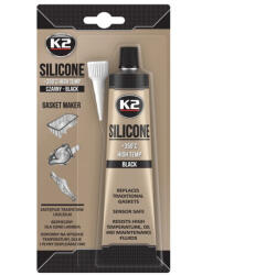 K2 SILICONE szilikon tömítő paszta 85g fekete