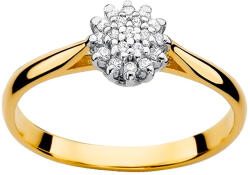 Heratis Forever Darian arany eljegyzési gyűrű gyémántokkal 0.100 ct BSBR055