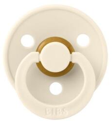 BIBS Suzeta Colour Latex, Tetina Rotunda, 0 Luni +, Ivory (100216C)