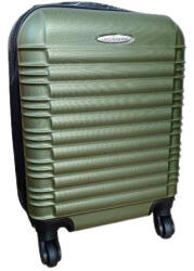 Leonardo Da Vinci Bőrönd 40x30x20 cm XS méret Wizz ingyenesen felvihető kisméretű kézipoggyász zöld (le-2088-xs-green)