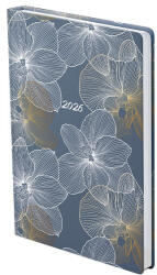 TopTimer Határidőnapló TOPTIMER Joy J012 B/6 heti fehér lapos India Metalizált arany 2026 (23_090388)