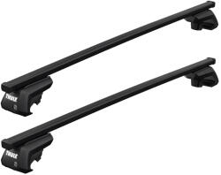 Thule Autófelszerelés Tetőcsomagtartó - Thule SquareBar 108 cm ) acél tetőcsomagtartó tetőkorláttal ellátott Audi, Brilliance. . . típusokra (THU_710410_712100)