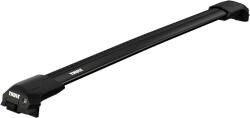 Thule Autófelszerelés Tetőcsomagtartó - Thule Wingbar Edge 108 cm x 108 cm tetőcsomagtartó tetőkorláttal ellátott autókhoz, fekete (Dacia típusokra (THU_720400_711120_711120)