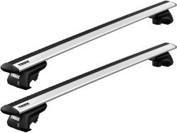 Thule Autófelszerelés Tetőcsomagtartó - Thule Wingbar EVO 150 cm alumínium tetőcsomagtartó tetőkorláttal ellátott Fiat, Ford. . . típusokra (THU_710410_711500)