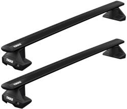 Thule Autófelszerelés Tetőcsomagtartó - Thule Wingbar EVO 127 cm alumínium tetőcsomagtartó normáltetős autókhoz, fekete (Nissan típusokra (THU_710500_KIT5168_711320)