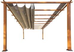 GEOMAT Alumínium pergola - Florenz 1116 (világosbarna)