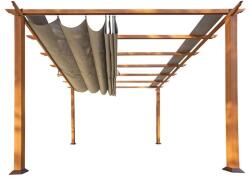 GEOMAT Alumínium pergola - Florida (világosbarna)