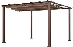 GEOMAT Alumínium pergola - Florida (sötétbarna)