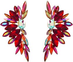 HARAHU WI-38842 Fülbevaló - Piros / Arany KP38842