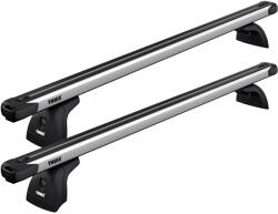 Thule Autófelszerelés Tetőcsomagtartó - Thule SlideBar 144 cm tetőcsomagtartó integrált tetősines Isuzu típusokra (THU_753000_KIT4048_892000)