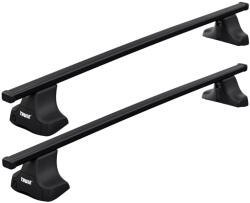 Thule Autófelszerelés Tetőcsomagtartó - Thule SquareBar acél tetőcsomagtartó normáltetős autókhoz (THU_754002_KIT1351_712200)