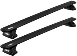Thule Autófelszerelés Tetőcsomagtartó - Thule Wingbar EVO 135 cm alumínium tetőcsomagtartó integrált tetősines autókhoz, fekete (Land Rover típusokra (THU_710600_KIT6071_711420)