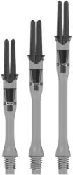 L-Style darts Dart szár extra hosszú L-Style Silent Slim elforgós, átlátszó fekete 60mm
