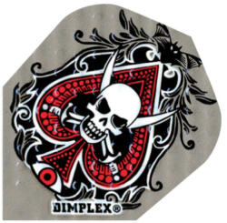 Winmau Dart toll Harrows Dimplex szürke/piros, halálfej