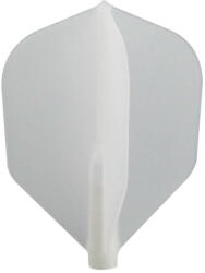  Darts Toll Cosmo Fit Flight Shape áttetsző fehér, 6 db-os