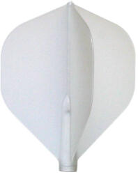  Darts Toll Cosmo Fit Flight Standard, áttetsző fehér, 6 db-os