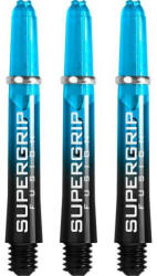 Harrows Dart szár rövid Harrows Supergrip Fusion, fekete-aqua 33mm
