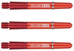 Target Darts Darts szár hosszú Target Pro Grip Evo AL aluminium, piros 48mm (készlet erejéig)