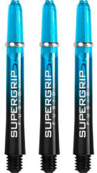 Harrows Dart szár hosszú Harrows Supergrip Fusion, fekete-aqua 47mm