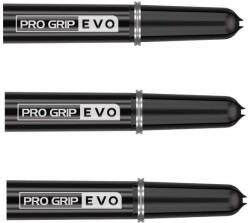 Target Darts Dart szárhoz top Target Pro Grip Evo AL, fekete - 9 darabos csomag