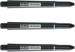Winmau Dart szár hosszú Winmau MvG Nylon, fekete 46mm