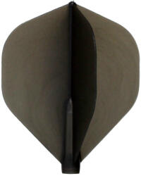  Darts Toll Cosmo Fit Flight Standard Átlátszó - Fekete, 6 db-os