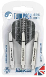 Harrows Darts szár+toll hosszú Harrows Twin Pack, fehér 47mm