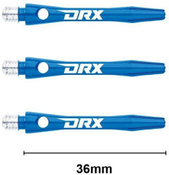 Red dragon darts Dart szár rövid Red Dragon DRX aluminium, kék 36mm (készlet erejéig! )