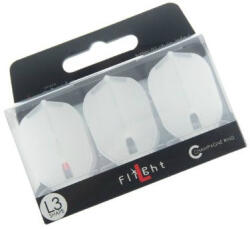 L-Style darts Dart toll L-Style L3 Shape Átlátszó Fehér