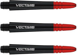  Dart szár hosszú Winmau Vecta Blade 6, műanyag, piros fém toppal 41mm