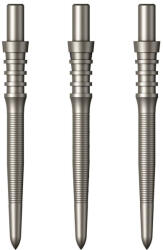  Darts fémhegy Mission Sniper Micro Grip, 28mm ezüst
