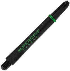 Harrows Dart szár rövid Harrows Supergrip Carbon, fekete-zöld 33mm