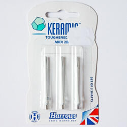 Harrows Dart szár közepes Harrows Keramic aluminium, fehér 40mm