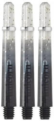 Unicorn Darts szár közepes Unicorn Gripper4 Elements Two-Tone, fekete-átlátszó 41mm