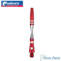 Unicorn Dart szár hosszú Unicorn Ali Twist aluminium, piros 45mm (készlet erejéig)