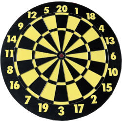  Darts tábla, papírból, hobbi célra, sárga